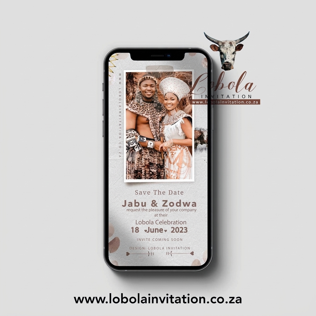 Lobola Invitation Templates Celebration Cards