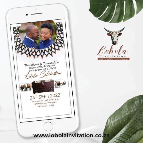 lobola celebration invitation